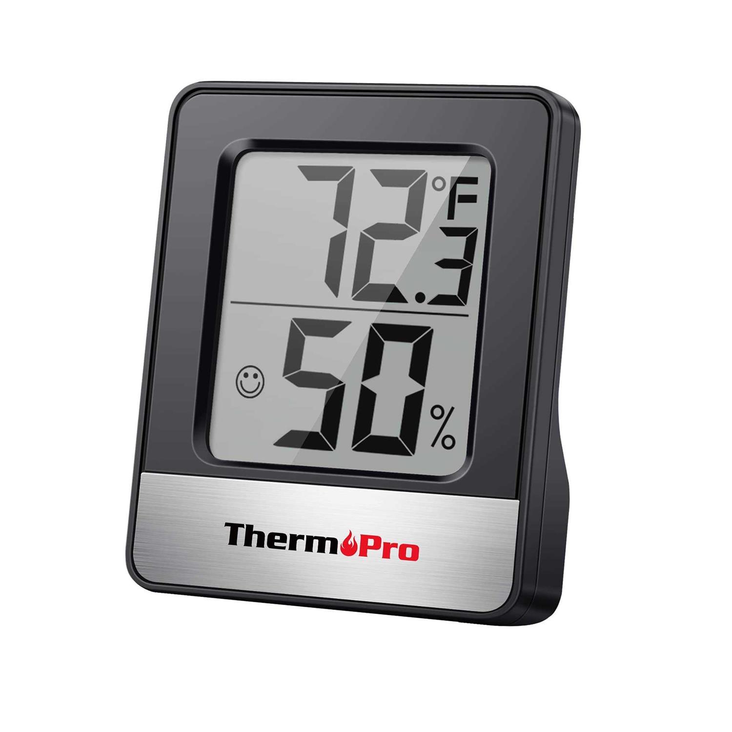 ThermoPro TP49 Digital Hygrometer Indoor Thermometer Humidity Meter Mini Hygrometer Thermometer with Temperature and Humidity Monitor Room