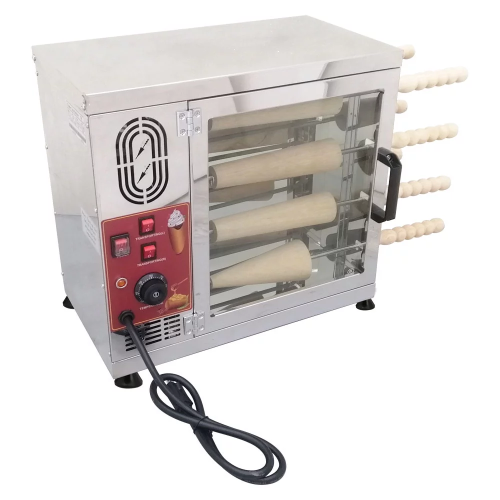 Techtongda Chimney Cake Roll Maker Chimney Toaster Cooking Bread Oven Bakery Ovens 16 Rollers Kitchen