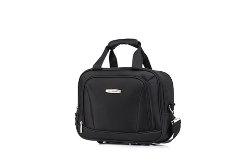 Rockland Melbourne Hardside Expandable Luggage with Spinner Wheels, 2TONENAVY, 2 Piece (20/28)