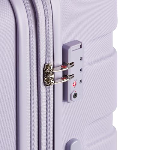 SwissGear 7366 Hardside Expandable Luggage with Spinner Wheels, White, Carry-On 19-Inch