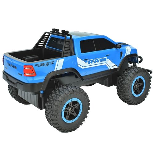 Ram TRX Pickup 1:16 Scale R/C - Blue - Taiyo, 2.4GHz, Remote Control Vehicle, Authentic Design Truck, Off Road, Battery Powered Hobby Car