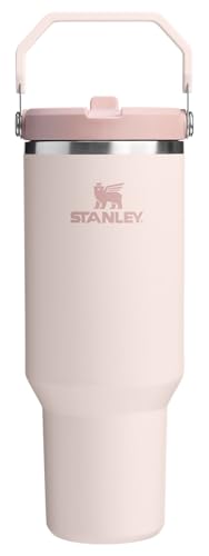 Stanley IceFlow Flip Straw Tumbler with Handle 30 oz | Twist On Lid and Flip Up Straw | Leak Resistant Water Bottle | Insulated Stainless Steel |BPA-Free | Lilac
