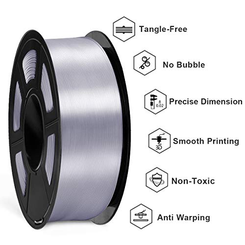 SUNLU Real Wood Fiber PLA Filament, Neatly Wound 1.75mm Dimensional Accuracy +/- 0.03mm, Fit Most FDM 3D Printers, 4kg in Total, 1kg per Spool, 4 Pack,（Wood+Fiber Cherry+Fiber Maple+Fiber Walnut）
