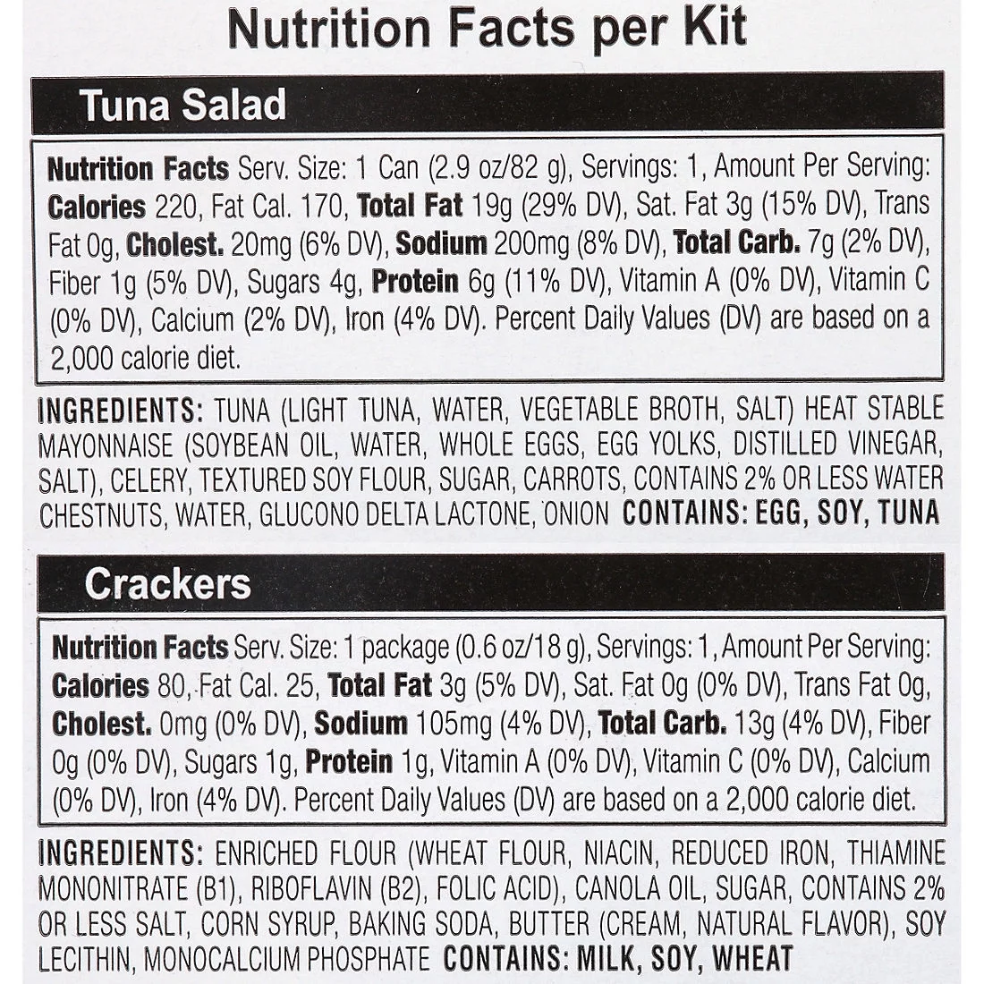 Bumble Bee Tuna Salad Snack on the Run, 9 pk./3.5 oz.