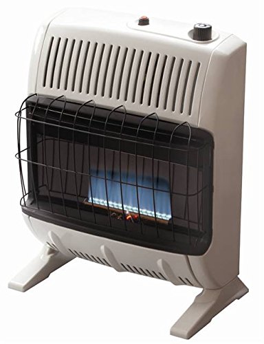 Mr. Heater MHVFBF20LPT 20,000 BTU Blue Flame Vent Free Propane Heater For Cold Rooms, Additions, Sun Rooms Cabins & Garage - White