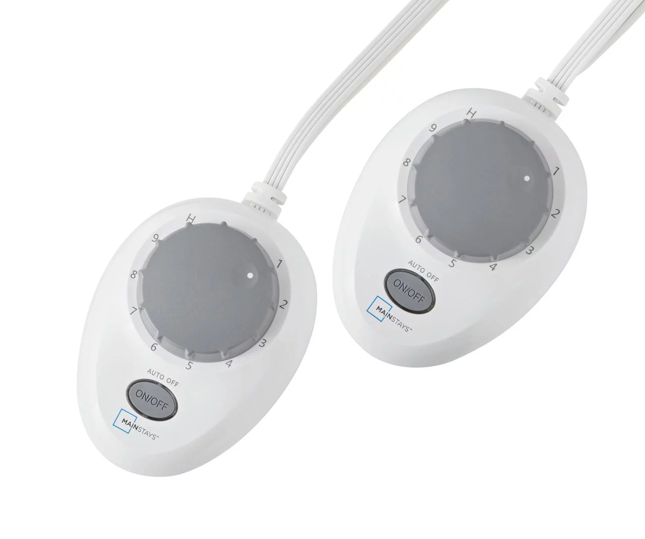 Mainstays Soft Fleece Electric Heated Blanket, Gray, Queen, 84