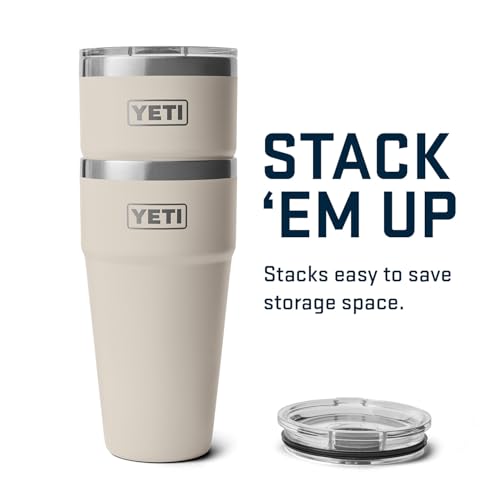 YETI Rambler 30 oz Stackable Tumbler, Stainless Steel, Vacuum Insulated with MagSlider Lid