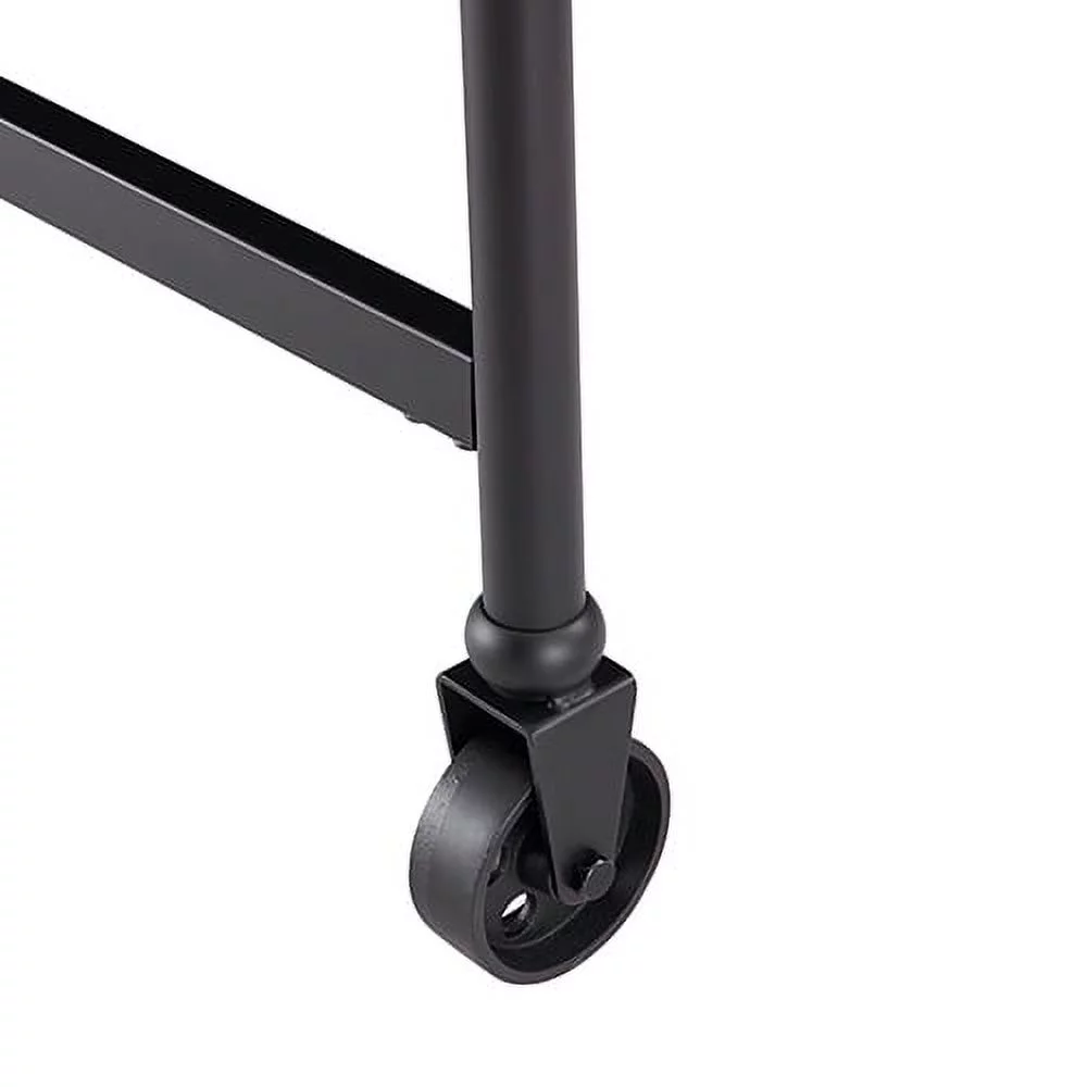 Trie Faux Stone Rolling Kitchen Island