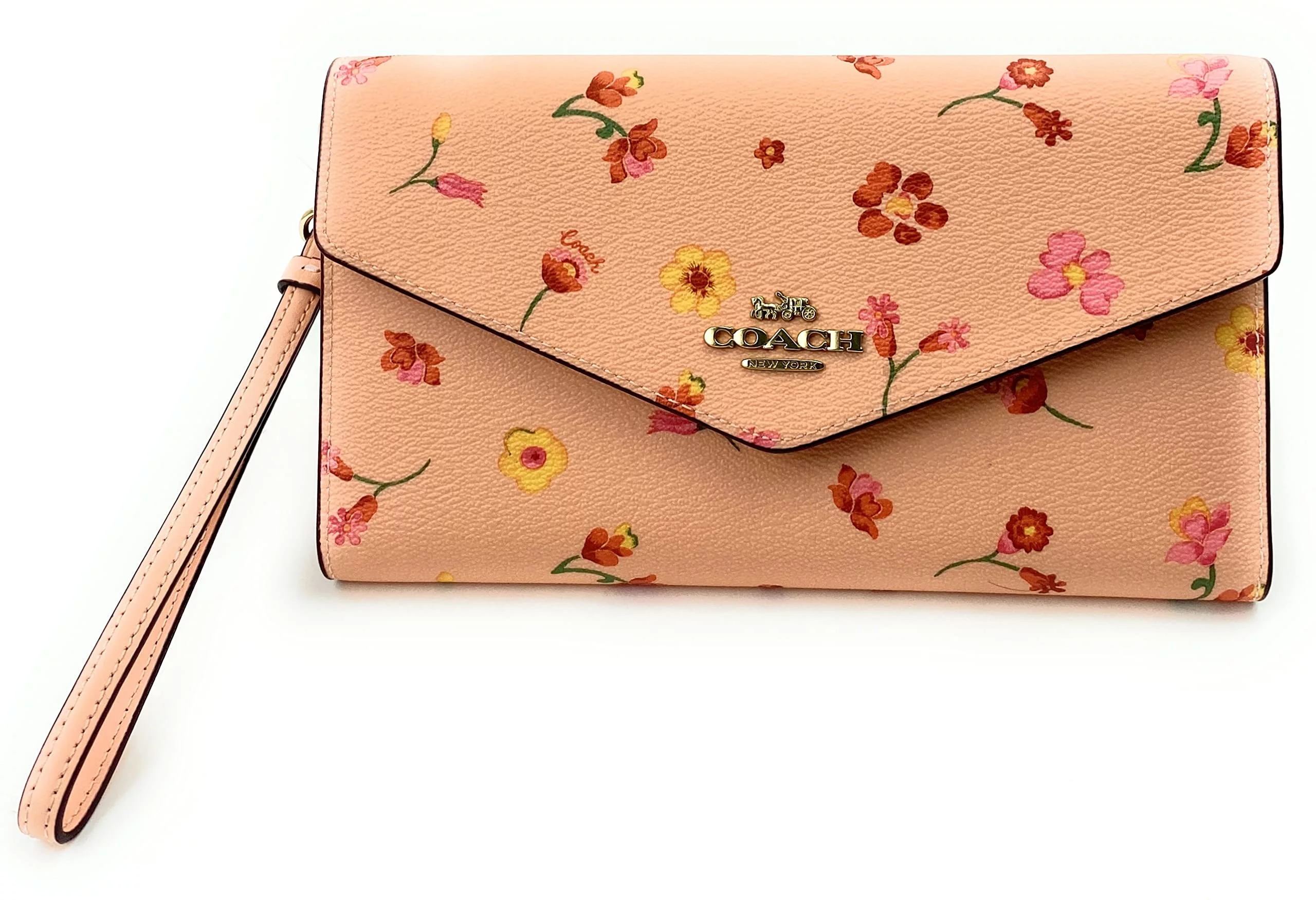 Coach Travel Envelope Wallet With Mystical Floral Print