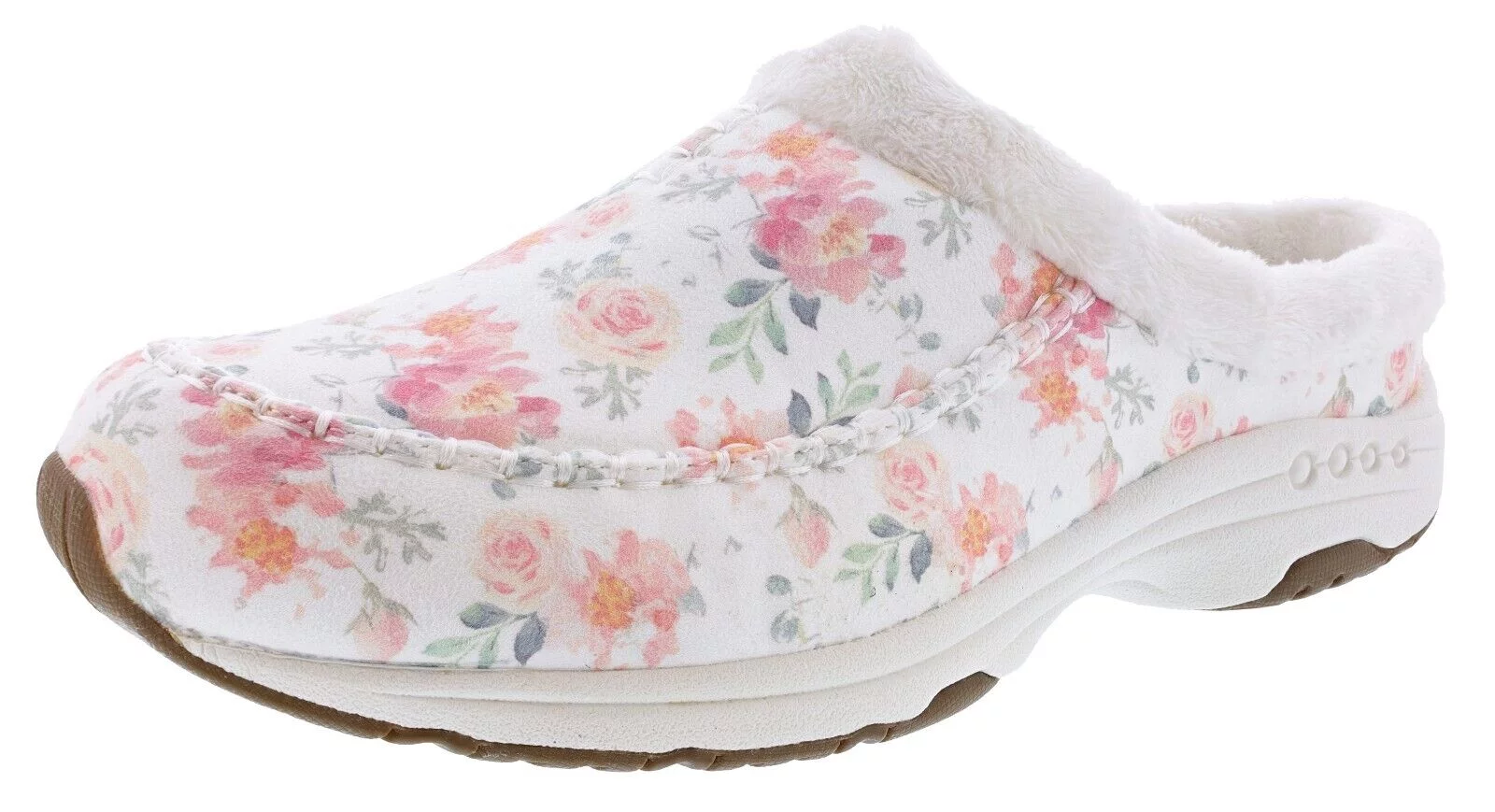 Easy Spirit Women's Travelfurr 2 Medium Width Mule Clogs