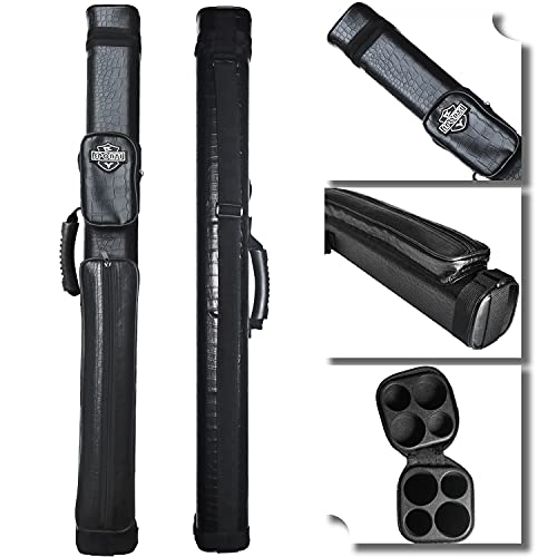 2x2 Hard cue case Square Pool Cue Billiard Stick Carrying Case