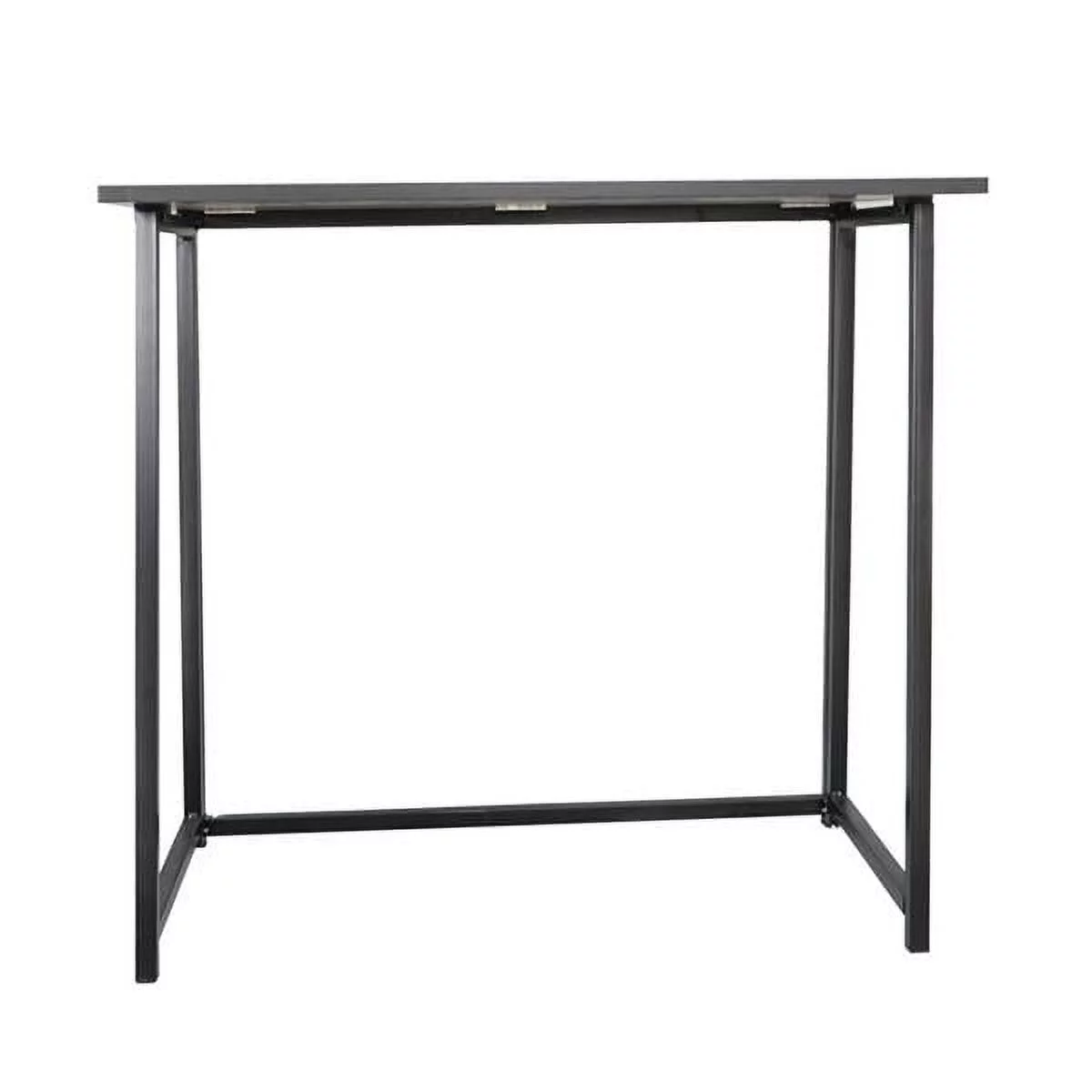 Simple Collapsible Computer Desk, Stable and Firm, Bedroom, Black