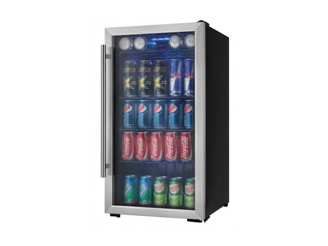 Danby Designer 3.3 cft Free-Standing Beverage Center in Stainless