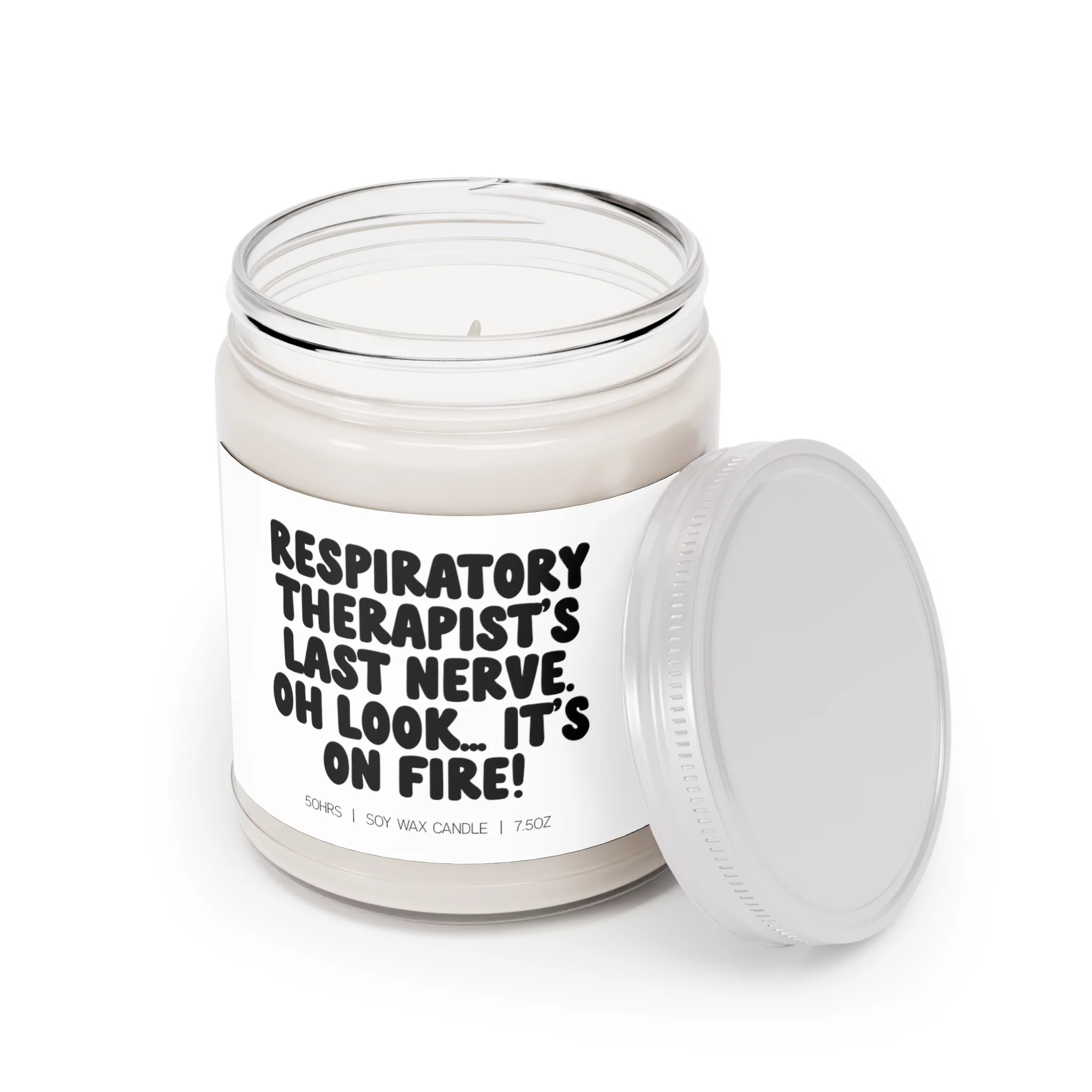 22Gifts Respiratory Therapist RT last nerve Graduation Candle, Gifts, Decor
