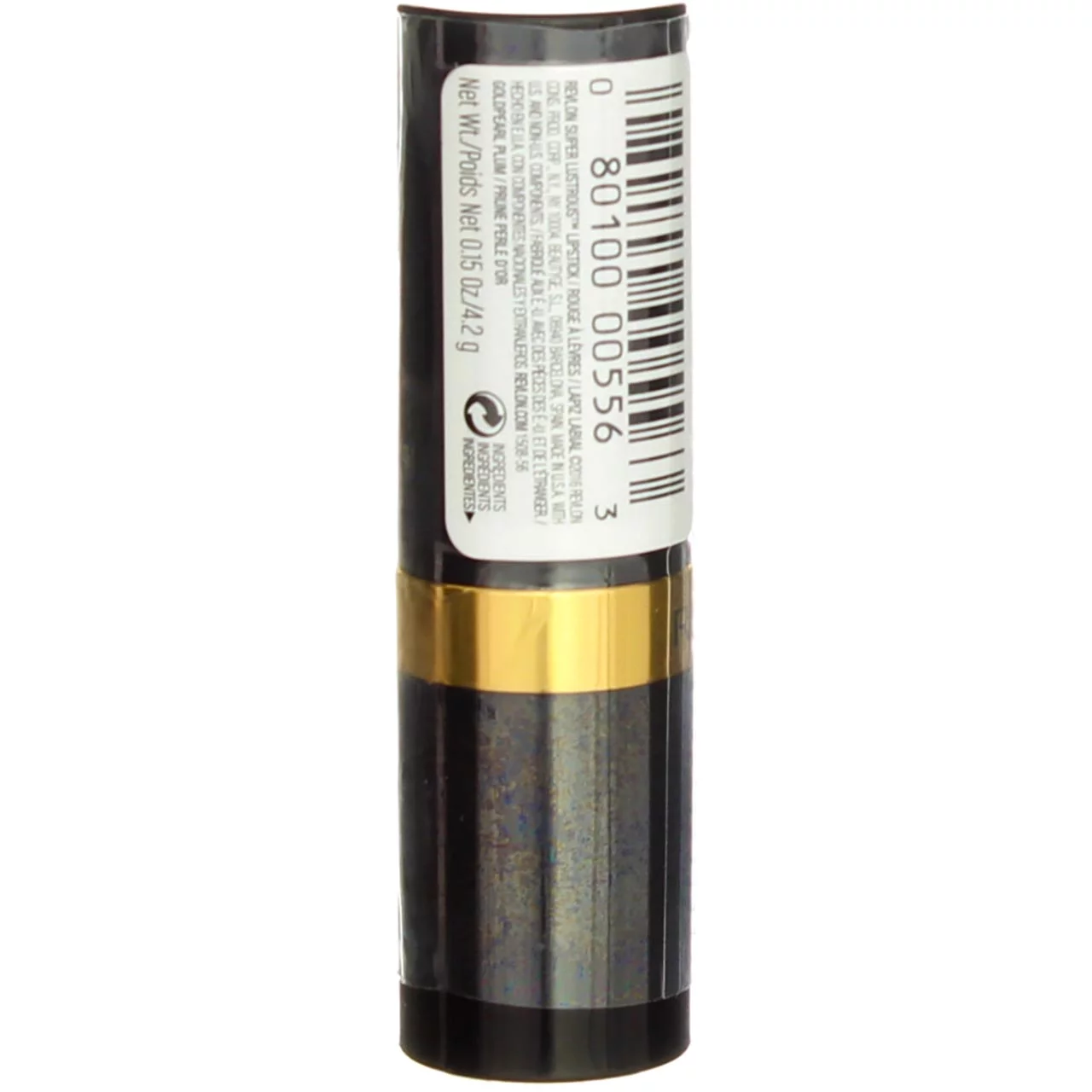 Revlon Super Lustrous Lipstick, Goldpearl Plum [610] 0.15 oz (Pack of 4)