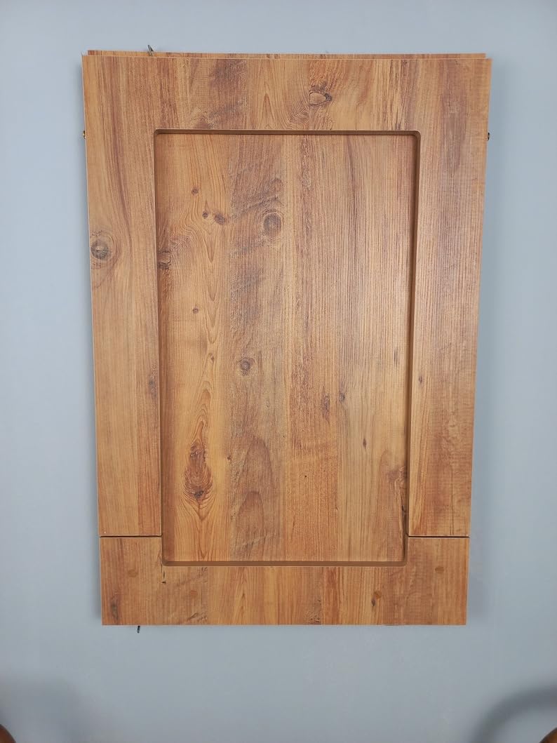 Wall Mounted Folding Table, Framed Folding Table, Foldable Kitchen Table, Space Saving Dining Table, Murphy Desk, Customizable Table, Pine (Walnut,18''x28.3'')