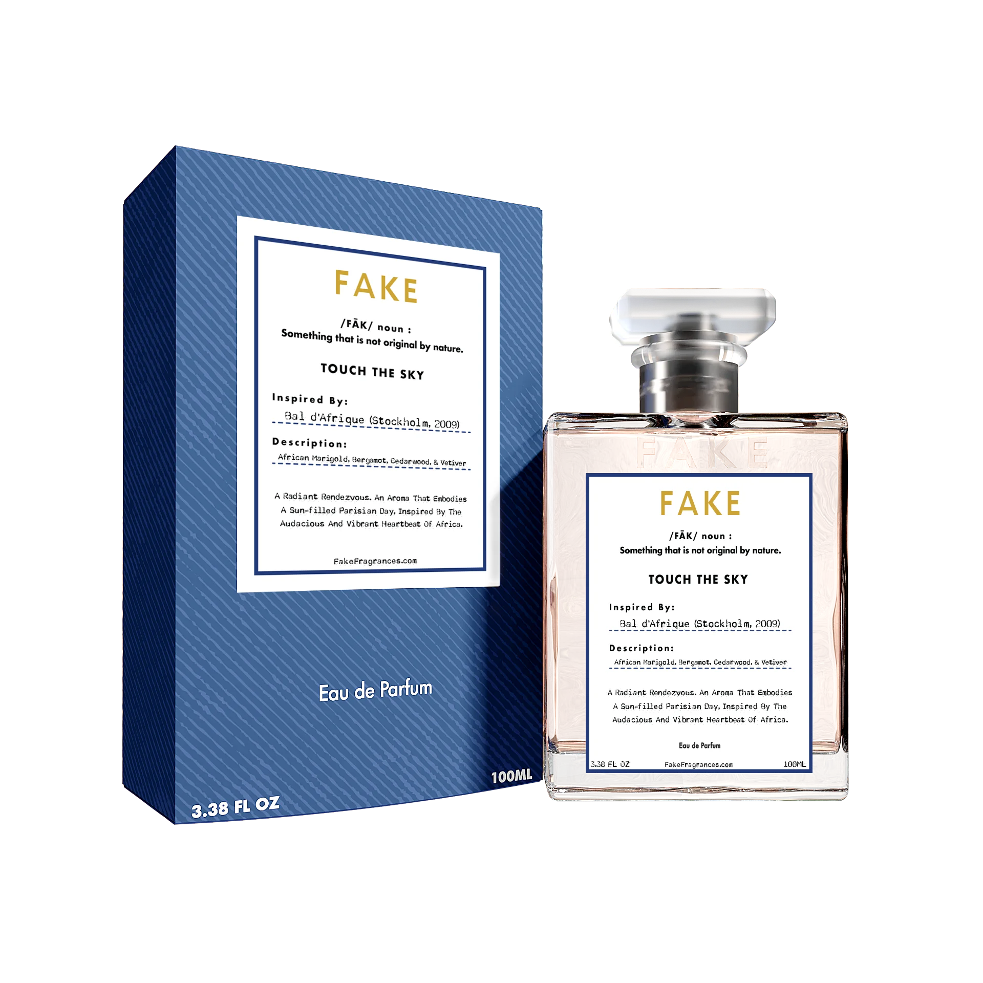 Touch the Sky with our Sensual Aroma Ballet of Afrique (Dance of Africa) Unisex Eau De Parfum 3.4 oz | Energetic Burst of Marigold Flowers with a Hint of Lemon Sorbet | Unisex Fragrance is Addictive!