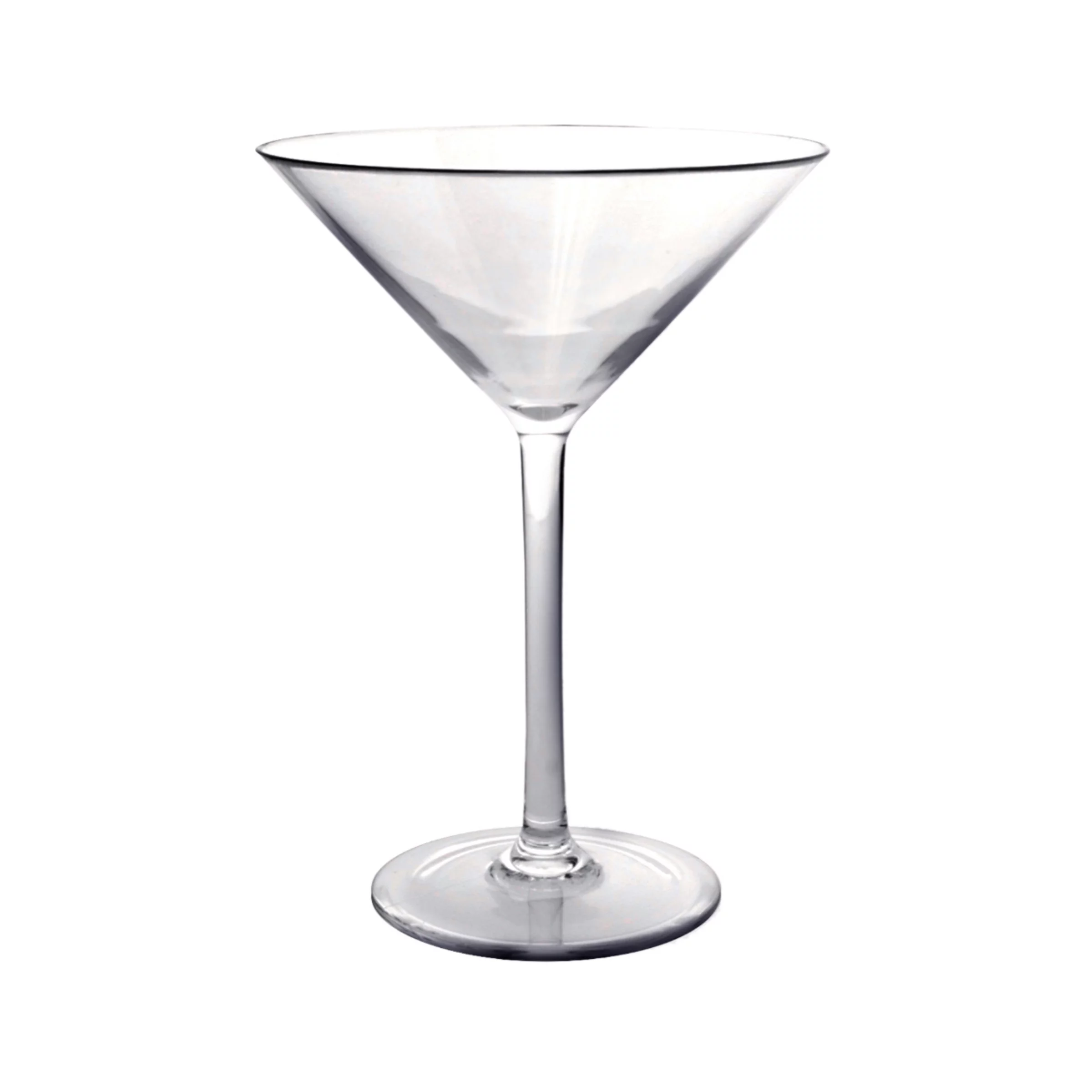 Excellante 8 oz martini glass, polycarbonate, clear, comes in each