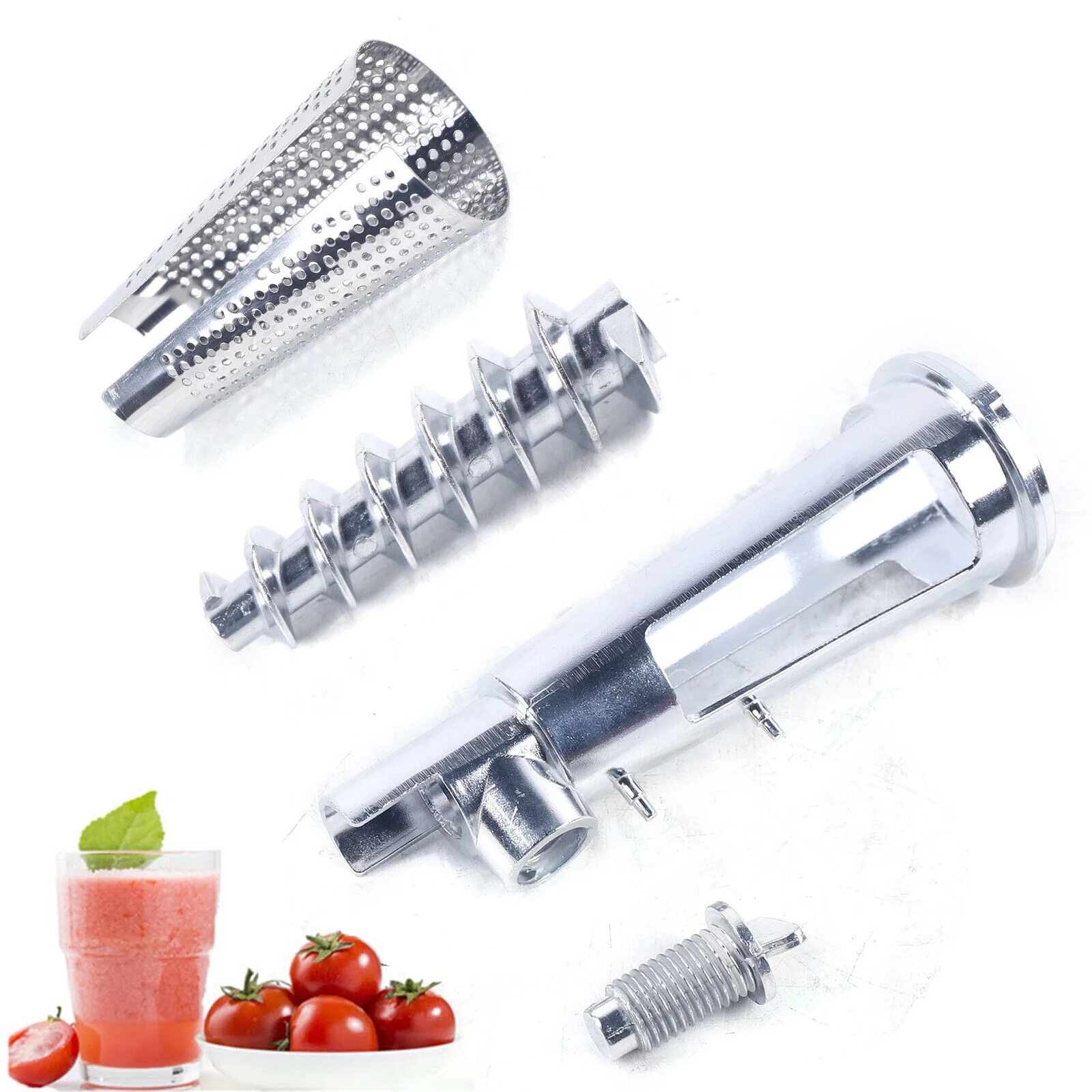 FETCOI Meat Grinder Mincer Sauce Maker Attachments Fit for Kitchenaid Mixer Tomato Juicer