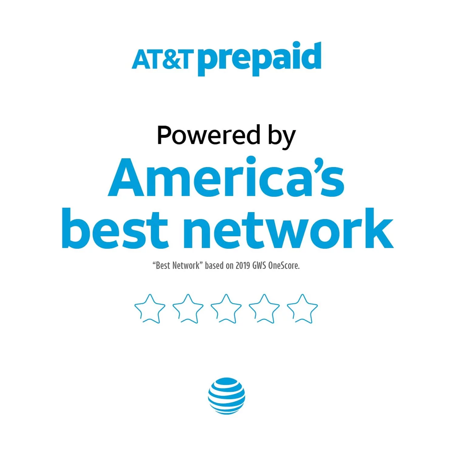 AT&T Calypso, 16GB, Chameleon Blue - Prepaid Smartphone