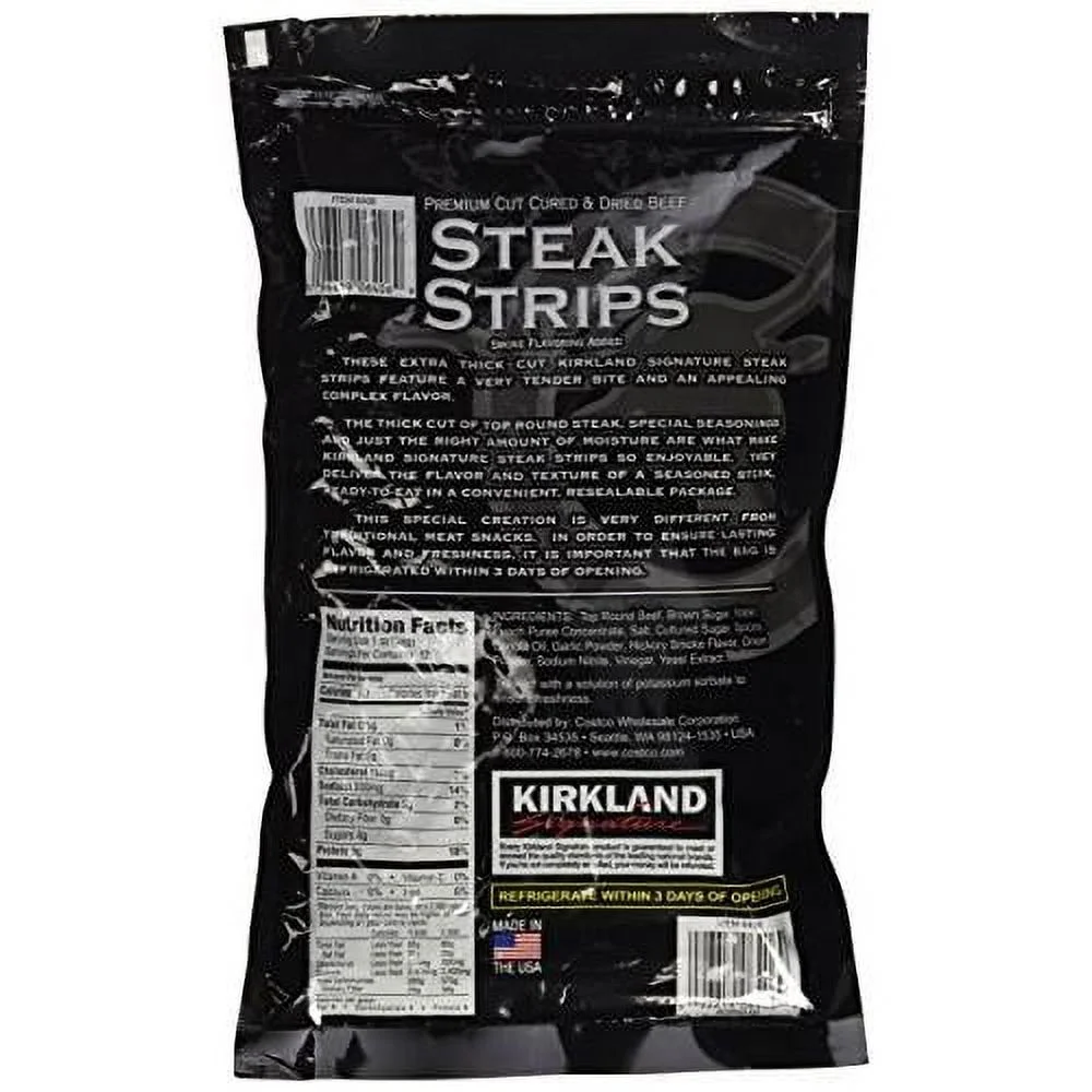 Premium Steak Strips Jerky 12 Oz (2PAK)