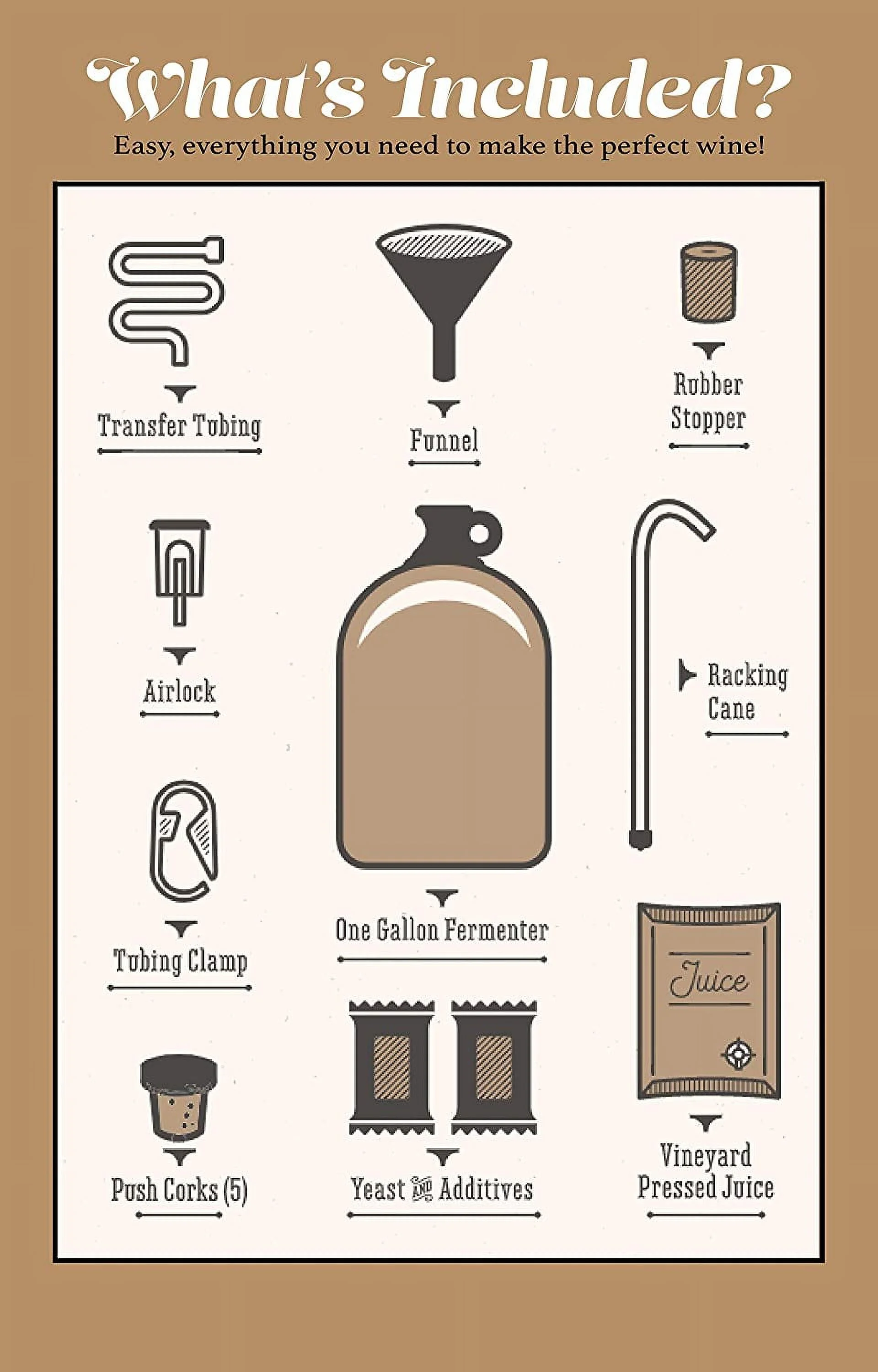 Craft a Brew | Moscato Wine Making Kit | 1 Gallon | Easy DIY Brewer's Set with Ingredients, Supplies & Equipment | Ultimate Home Wine Brewer Experience