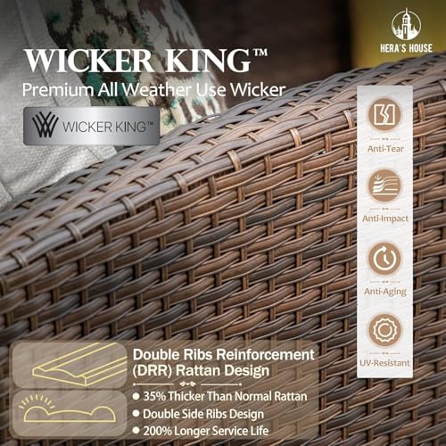 HERA'S HOUSE Patio Furniture Set with 56