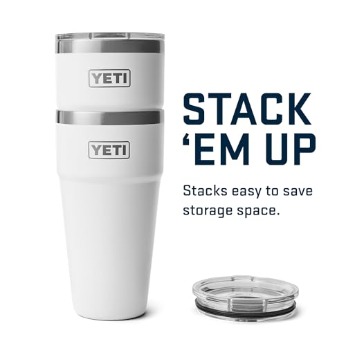 YETI Rambler 30 oz Stackable Tumbler, Stainless Steel, Vacuum Insulated with MagSlider Lid