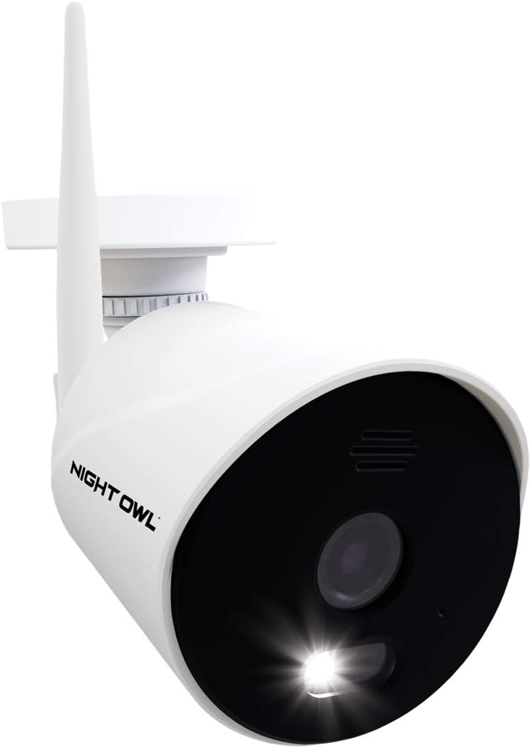 Night Owl AC Powered 1080p HD Wi-Fi IP Indoor/Outdoor Camera with 100 ft. of Night Vision, 2-Way Audio, Built-in Spotlight, Wide Viewing Angle and Free Remote Viewing App