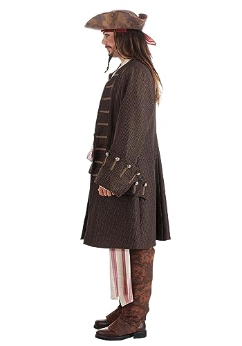 Men's Captain Jack Sparrow Costume, Disney's Pirates of the Caribbean Jack Sparrow Adult Costume