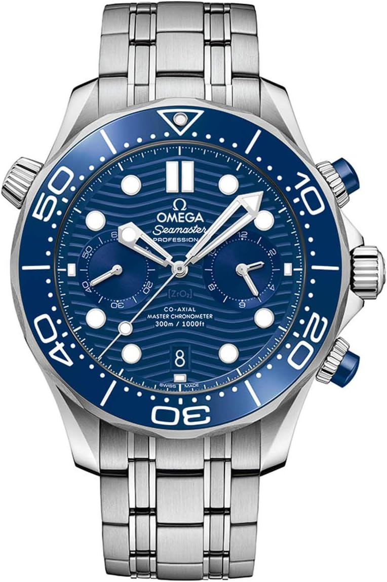 Omega Diver 300M Co‑Axial Master Chronometer Chronograph 44mm Watch 210.30.44.51.03.001