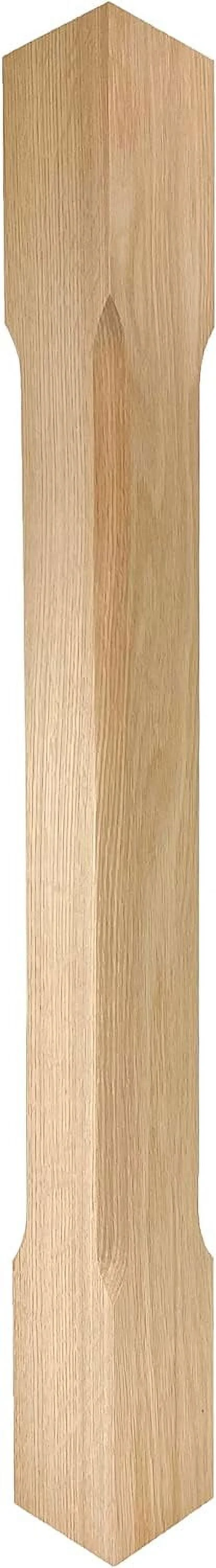 Modern Square Celoron Oak Wood Island Leg - 35 1/2