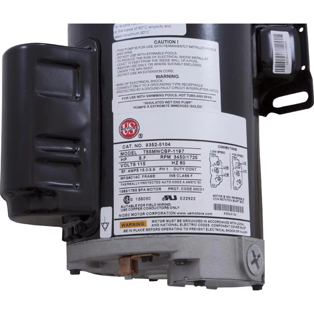 Pump, Aqua Flo XP2, 1.5ohp/2.0thp, 115v, 2-Speed, 48fr, 2