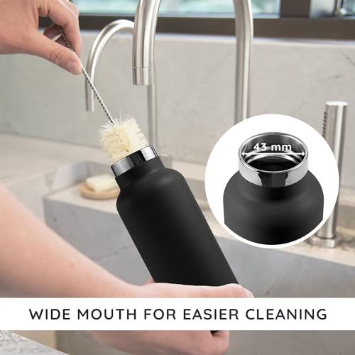 Bambaw 32 oz Water Bottle | Insulated Water Bottles | Water Bottle Stainless Steel | Insulated Travel Water Bottle | Insulated Water Bottle | Stainless Steel Water Bottles | 1 Liter Water Bottles