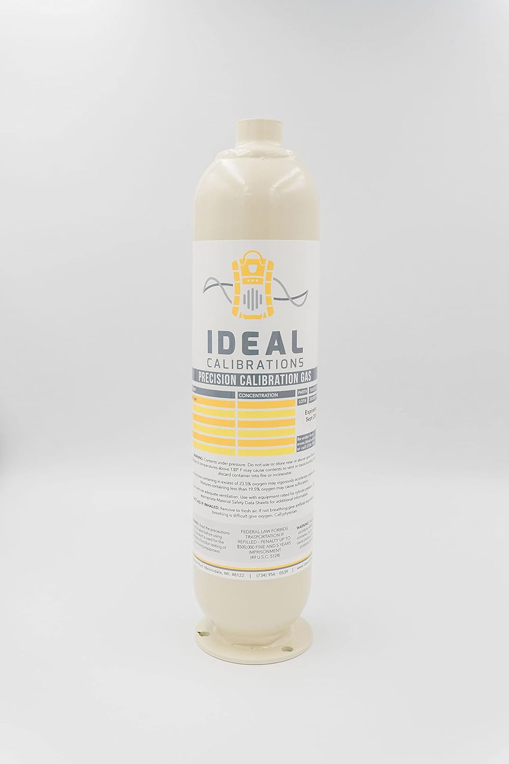 100ppm Isobutylene Calibration Gas - 103L