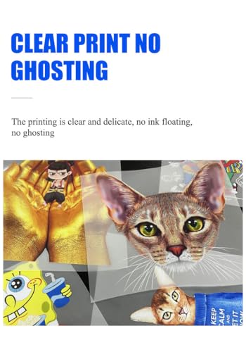 DTF Printer Machine - with XP600 Printhead, Faster Speed Higher Resolution 5760 * 1440dpi, T Shirt Printer DTF Transfer Machine with Roll Feeder, White Ink Mixing System (L8050)