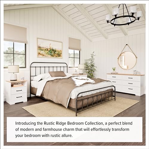 Prepac Sonoma Traditional Tall Nightstand Side Table with 3 Drawers, Functional Tall 3-Drawer Bedside Table 16