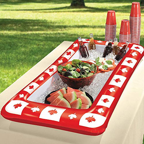 Amscan Canada Day Inflatable Buffet Cooler, One Size, Multi