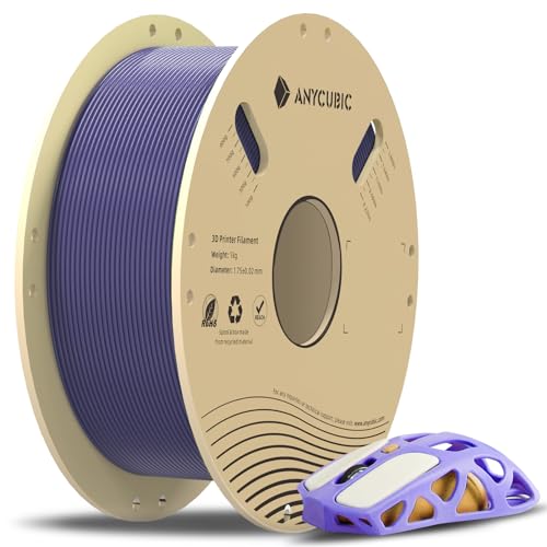 ANYCUBIC PLA+ 3D Printer Filament Bundle, PLA Plus 1.75mm Dimensional Accuracy +/- 0.02mm, Fit Most FDM 3D Printers, 1KG Spool, 2KG Gray+Gray