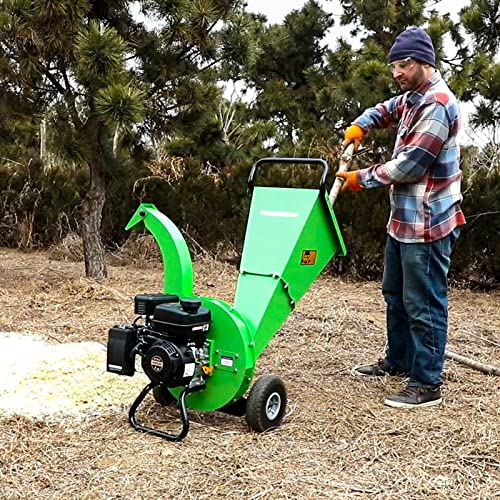 S3 Wood Chipper Shredder, 7HP 212cc Gas Powered Heavy Duty, 3