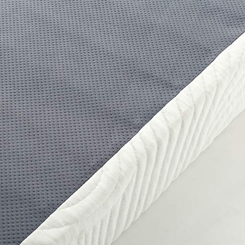 ZINUS Quick Lock Metal Smart Box Spring, 9 Inch Mattress Foundation, Strong Metal Structure, Easy Assembly, Queen, White