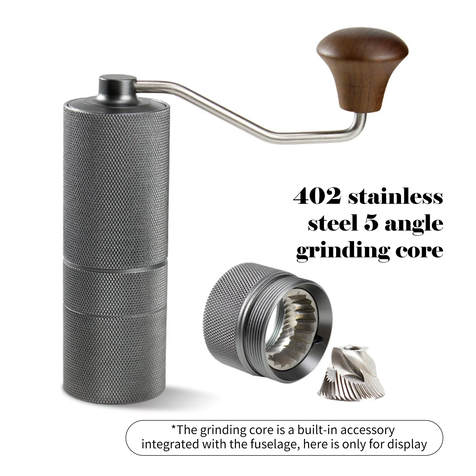Yabuy Home Coffee Bean Grinder All Steel Grinding Core, 12 Adjustable Grind Levels, Freshly Grinded Coffee