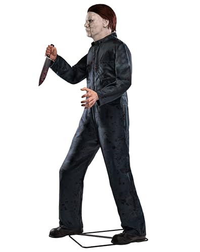 Spirit Halloween 6.3 Ft Michael Myers Animatronic | Officially Licensed | Horror | Decorations | Animated | Halloween Décor