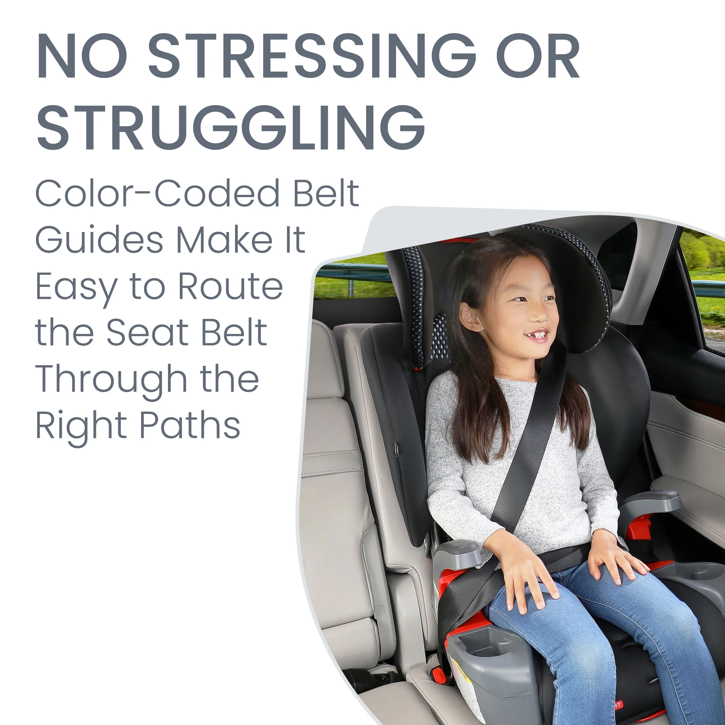 Britax Grow With You ClickTight Harness-2-Booster Car Seat, 2-in-1 High Back Booster, Cool Flow Grey