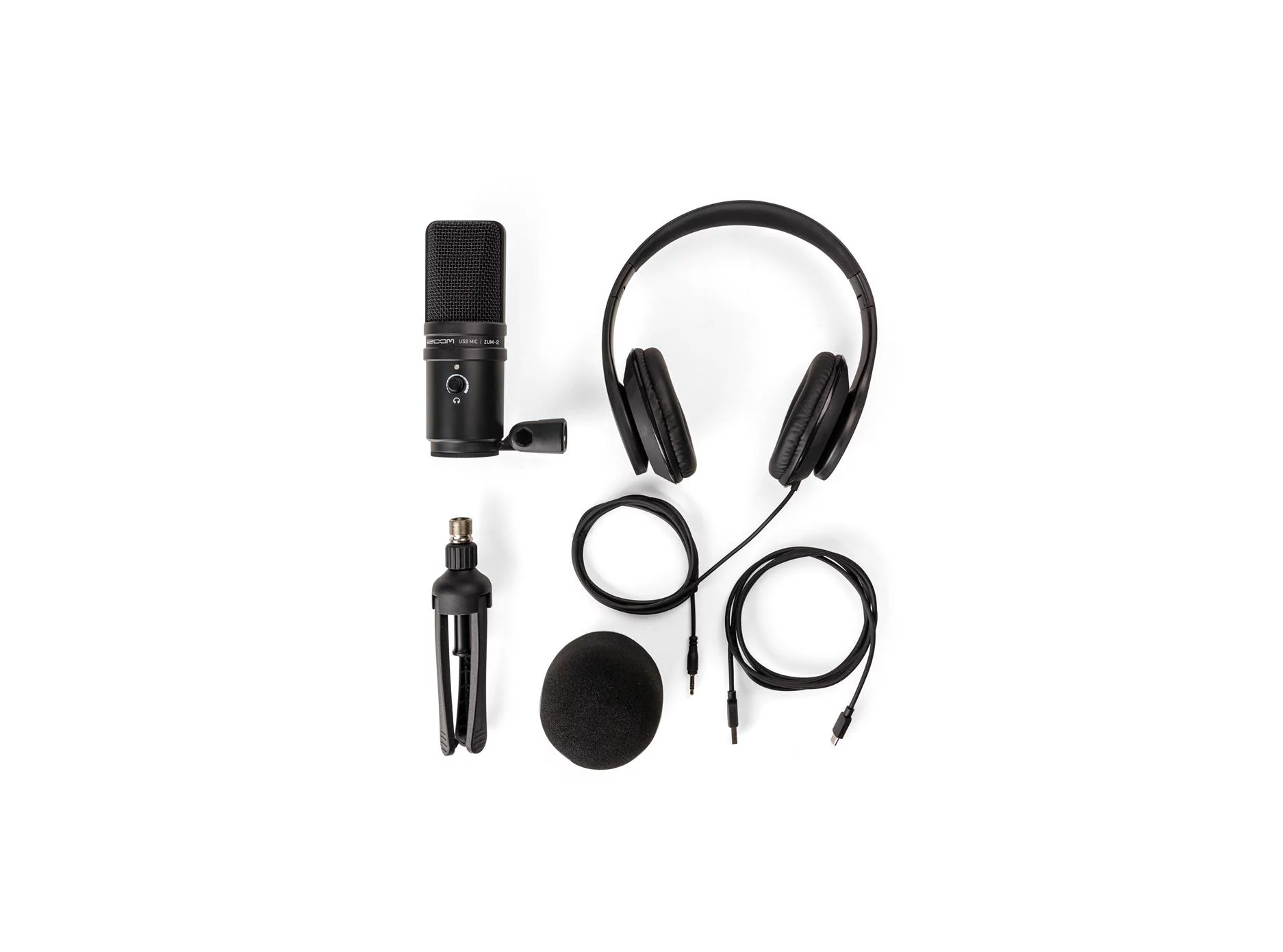 Zoom ZUM-2 USB Podcast Microphone Bundle