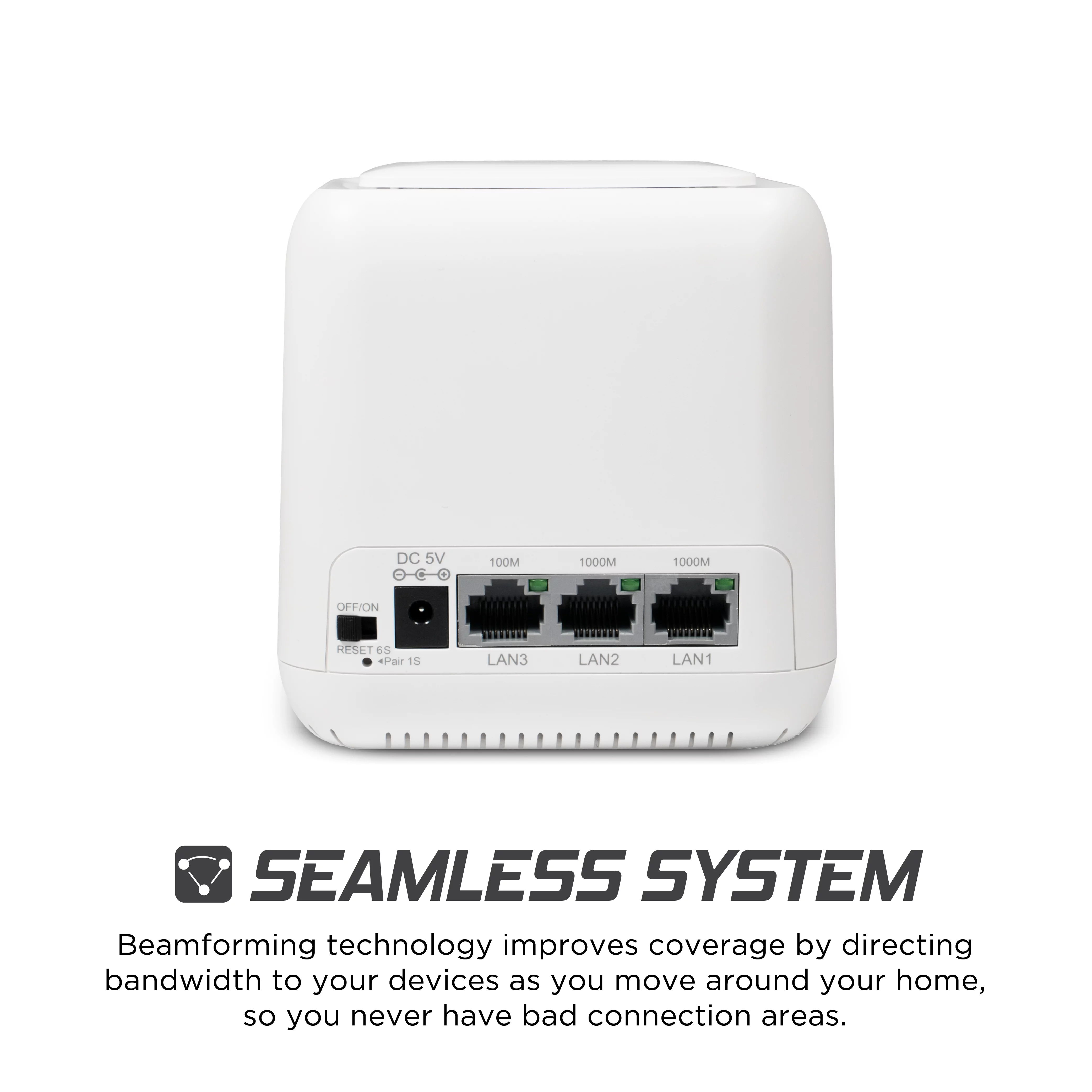 Jetstream AC1200 Whole Home WiFi Mesh Routers 2-Pack, Up to 4,000 Square Feet, 802.11ac (EMESH1200) - Walmart Exclusive!