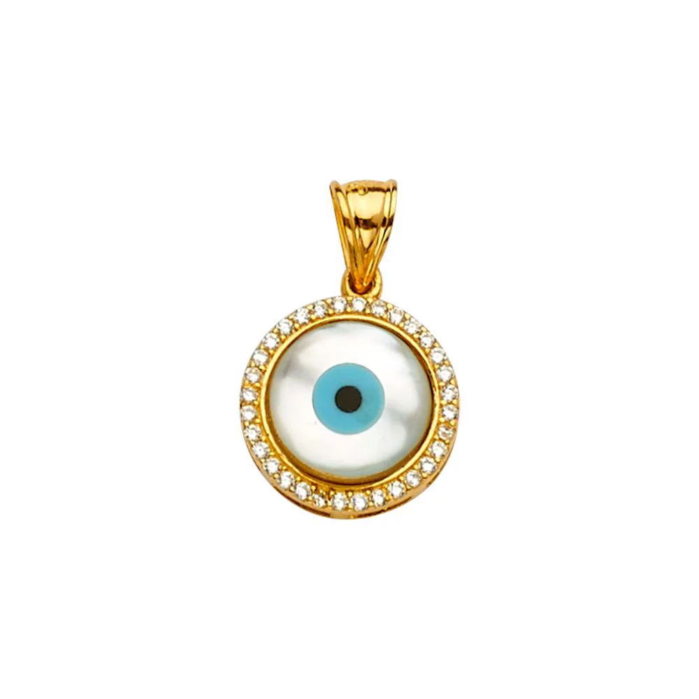 Circle of Evil Eye white