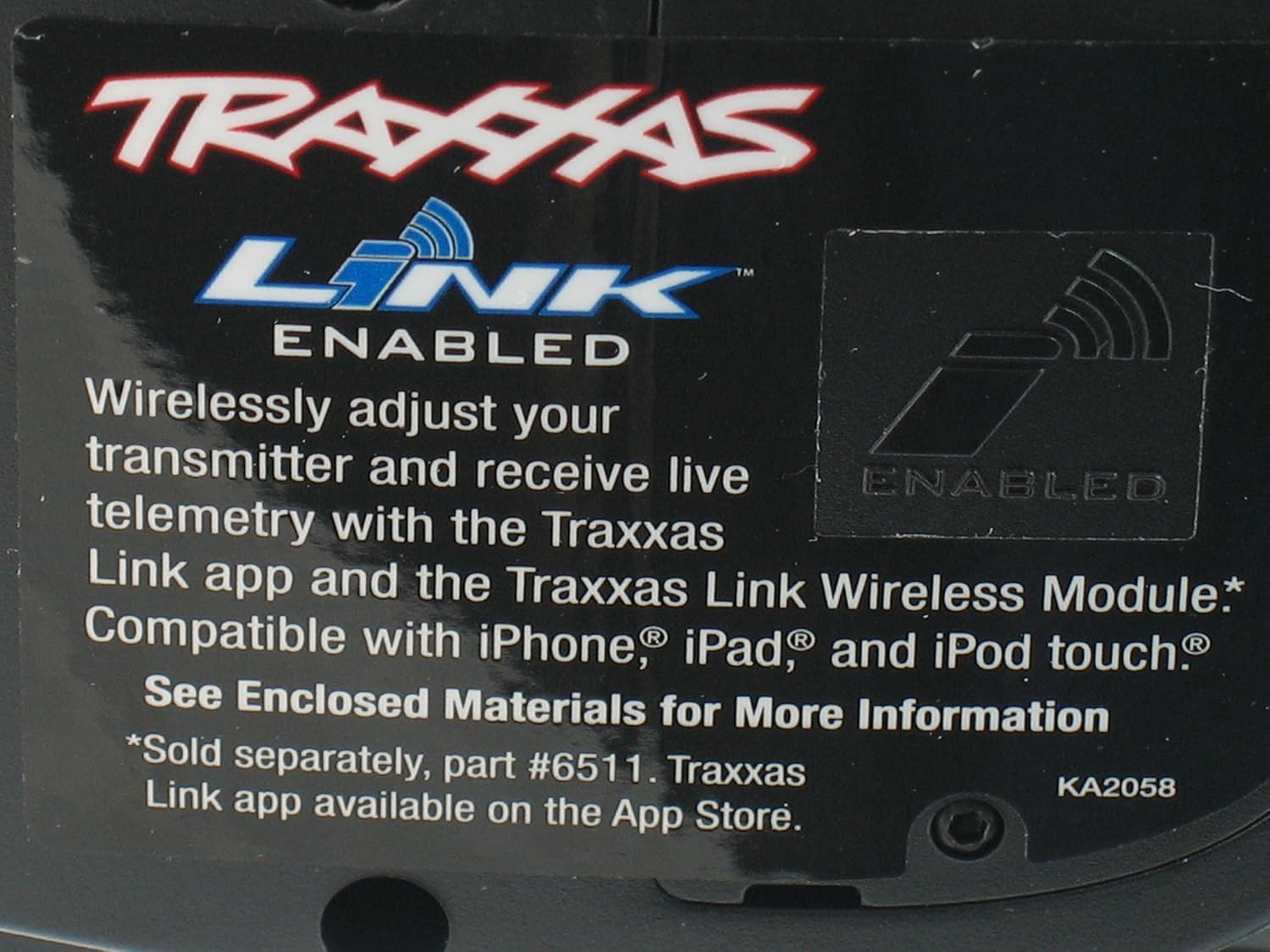 Traxxas Rustler VXL TQi 2-Ch BLUETOOTH TRANSMITTER & 5-Ch RECEIVER Radio