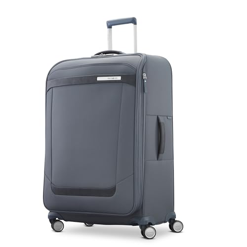 Samsonite Elevation Plus 22-Inch Carry-On - Expandable Softside Spinner Luggage - Cypress Green
