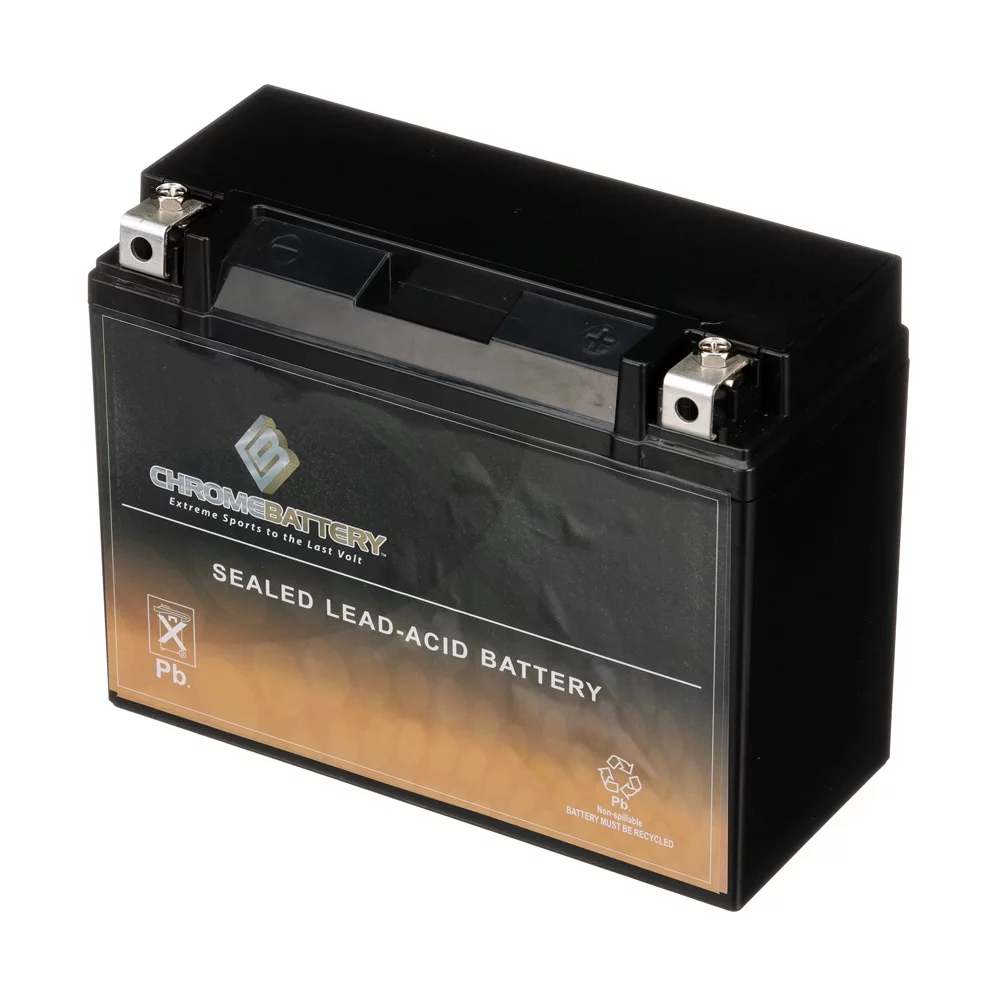 Chrome Battery Y50-N18L-A3 (50-N18L-A3 12 Volt,20 Ah, 260 CCA) Snowmobile Battery for Arctic Cat King Cat 900 2006